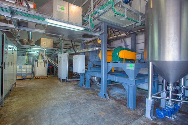 Industrial equipment for blood waste management