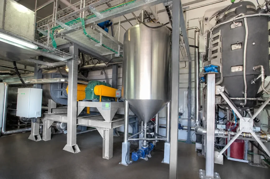 Industrial process equipment representing WALDT company expertise